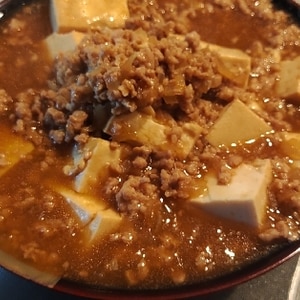 肉みそで簡単！麻婆豆腐